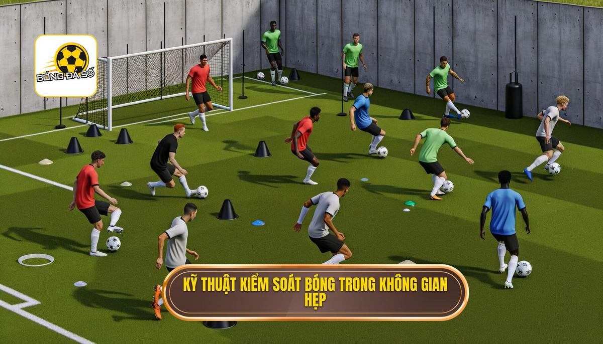 Kỹ thuật kiểm soát bóng trong không gian hẹp 