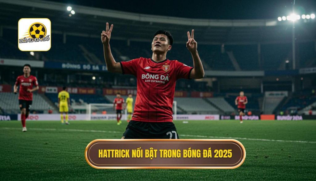 Hattrick nổi bật trong bóng đá 2025