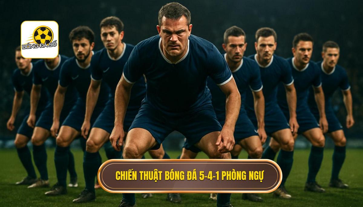 Giới thiệu về Chiến thuật bóng đá 5-4-1 phòng ngự