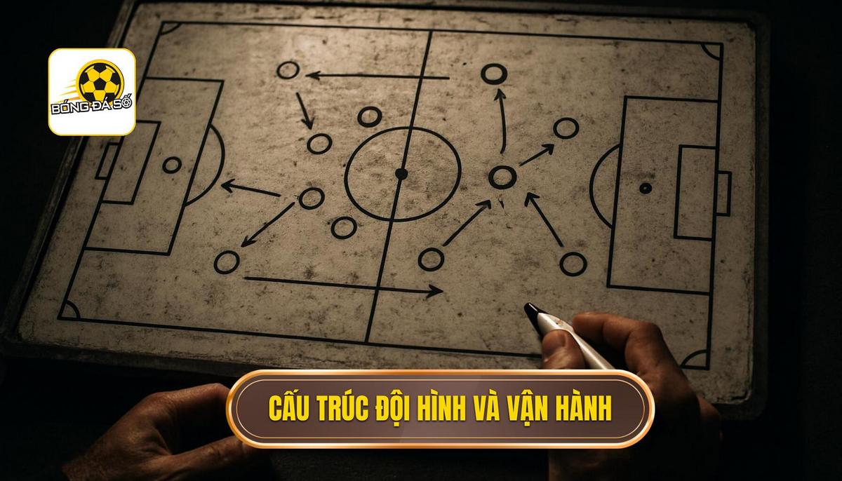 Cấu trúc đội hình và cách vận hành chi tiết
