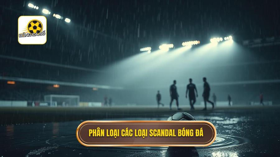 1. Phân loại các loại scandal bóng đá