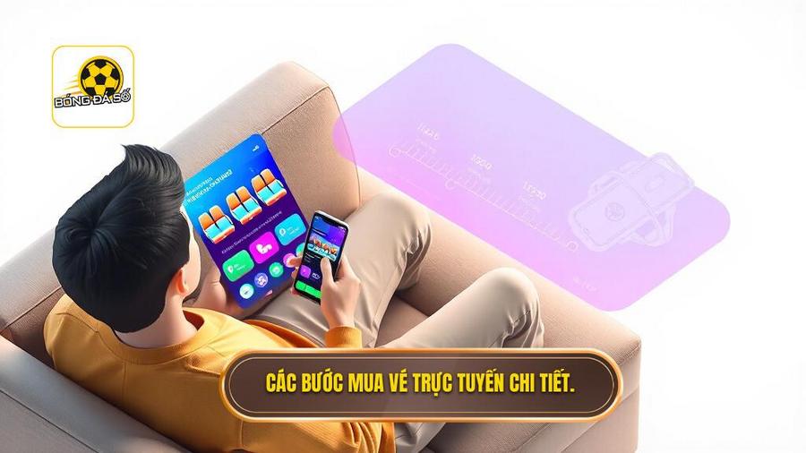 3. Các bước mua vé trực tuyến chi tiết.