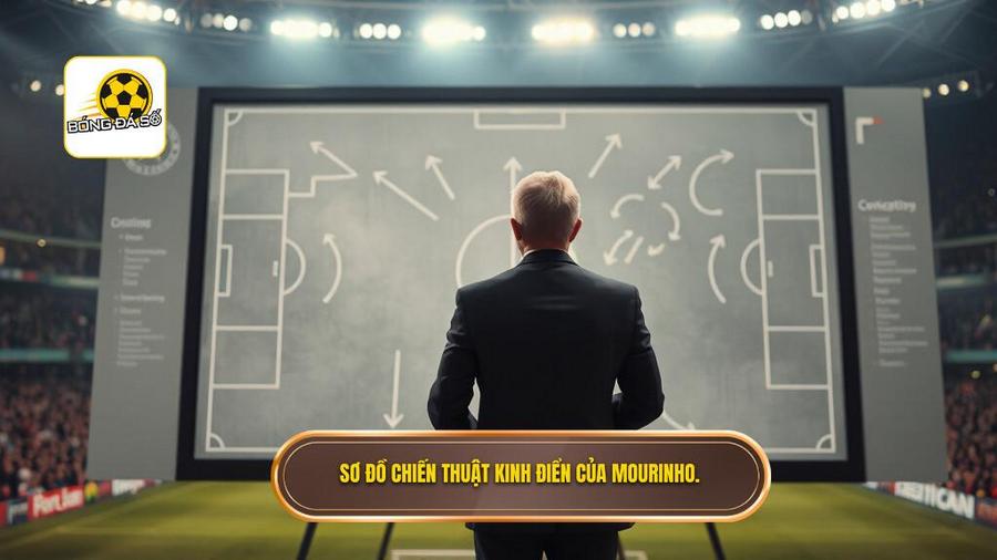 Phân tích chi tiết các sơ đồ chiến thuật Jose Mourinho thường dùng