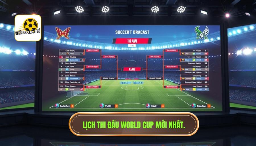 Lịch thi đấu World Cup mới nhất