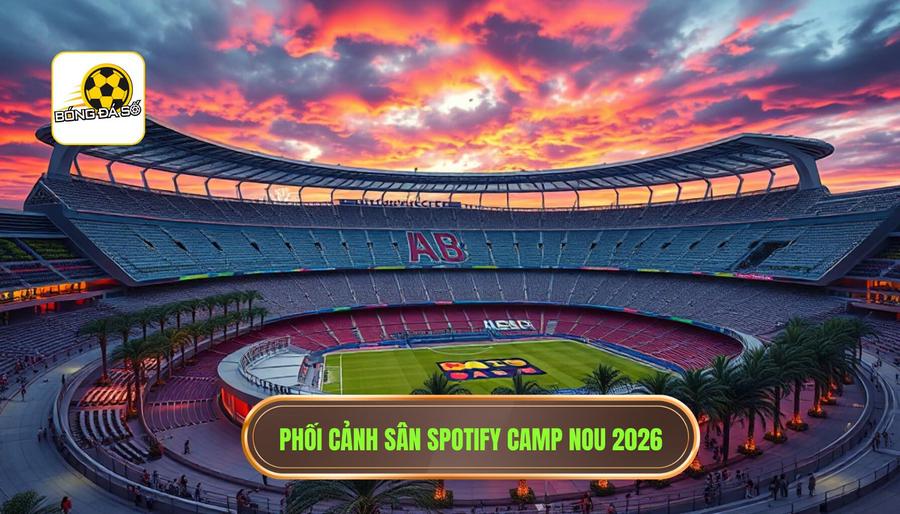 Phối cảnh sân Spotify Camp Nou 2026