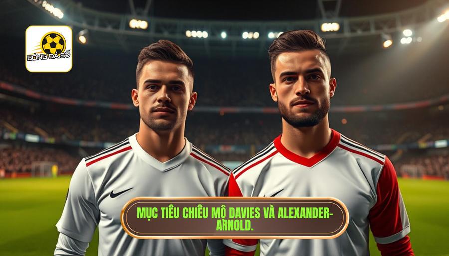 Mục tiêu chiêu mộ Davies và Alexander-Arnold
